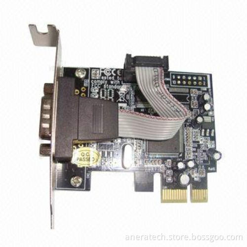 PCI-E 1 Port Serials Card, Moschip Chipset, RS232/DB9 Connector